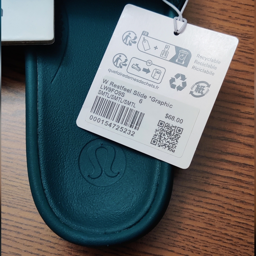 NWT lululemon athletica Women's Restfeel Slide Sandals - Picture 8 of 11